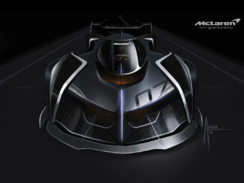 McLaren Ultimate Vision GT Concept Design Sketch Render