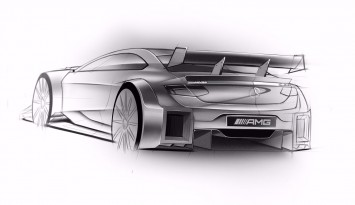 Mercedes-AMG C 63 DTM 2016 race car Design Sketch