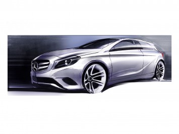 Mercedes-Benz A-Class - Design Sketch