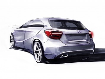 Mercedes-Benz A Class - Design Sketch