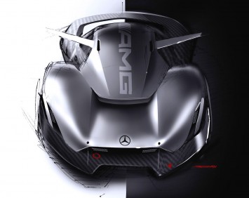 Mercedes-Benz AMG Concept Design Sketch by Sebestyén Marcell