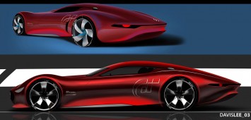Mercedes-Benz AMG Gran Turismo Concept Design Sketch by Davis Lee