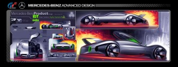 Mercedes-Benz AMG Gran Turismo Concept Design Sketches by Vojtech Stransky