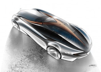 Mercedes-Benz Aria Concept Design Sketch