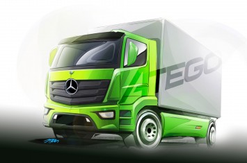 Mercedes-Benz Atego truck - Design Sketch