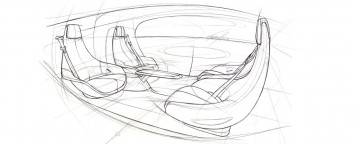 Mercedes-Benz autonomous Concept Car Interior Design Sketch - TecDay Autonomous Mobility Sunnyvale 2014