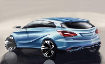 Mercedes-Benz B-Class Design Sketch