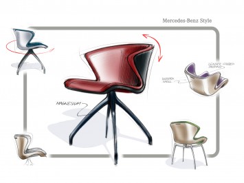 Mercedes-Benz Chair MBS 003 - design sketch