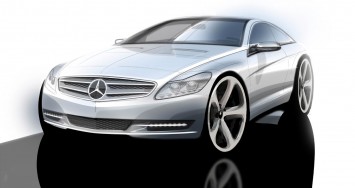 Mercedes-Benz CL-Class 2010 model year - Design Sketch