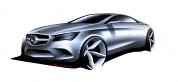 Mercedes-Benz CLA-Class Design Sketch