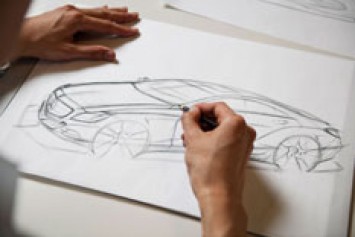 Mercedes-Benz CLS design sketch