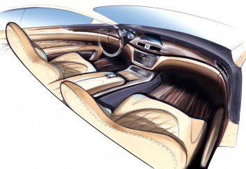 Mercedes-Benz CLS Interior Design Sketch