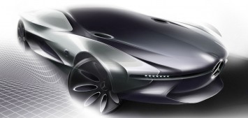 Mercedes-Benz Concept Design Sketch by Henry Wang
