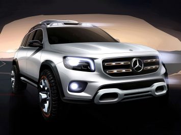 Mercedes-Benz Concept GLB Design Sketch Render