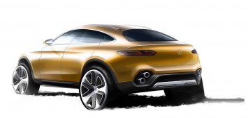 Mercedes-Benz Concept GLC Coupe - Design Sketch