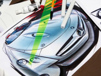 Mercedes-Benz Design Sketch