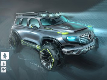 Mercedes-Benz Ener G-Force Concept Design Sketch