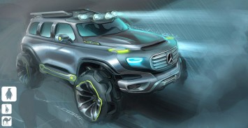 Mercedes-Benz Ener-G-Force Concept Design Sketch