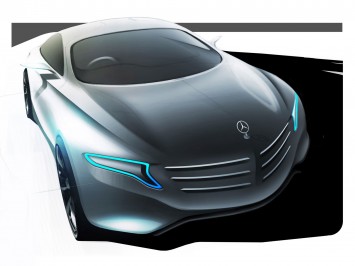 Mercedes-Benz F 125! Concept Design Sketch