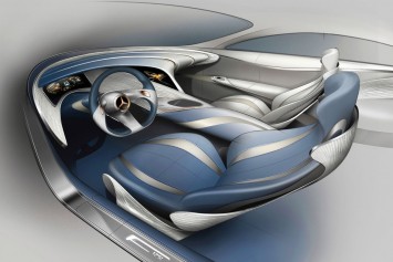 Mercedes-Benz F 125! Concept Interior Design Sketch