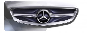 Mercedes-Benz F 800 Style - radiator grille design sketch