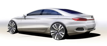 Mercedes-Benz F800 Style Design Sketch