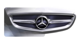 Mercedes-Benz F800 Style Grille Design Sketch