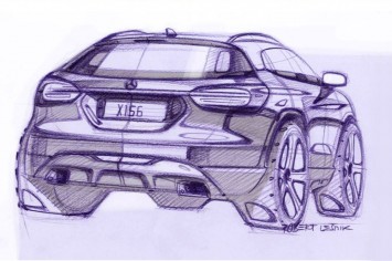 Mercedes-Benz GLA Design Sketch