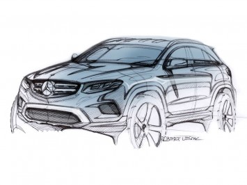 Mercedes-Benz GLC Design Sketch by Robert Lesnik