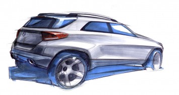 Mercedes-Benz M-Class Design Sketch