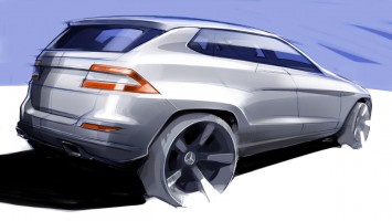 Mercedes-Benz M-Class Design Sketch