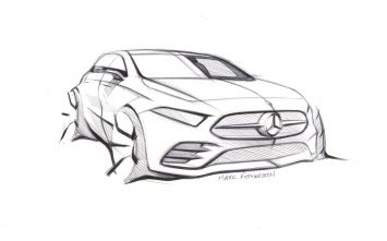 Mercedes-Benz New A Class Design Sketch