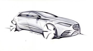Mercedes-Benz New A Class Design Sketch