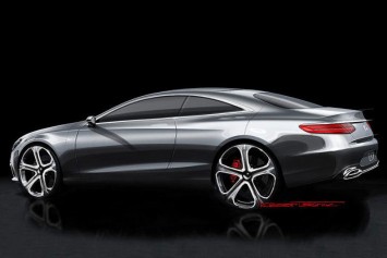 Mercedes-Benz S-Class Coupe Concept - Design Sketch