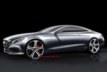 Mercedes-Benz S-Class Coupe Concept - Design Sketch