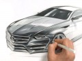 Car drawing marker technique