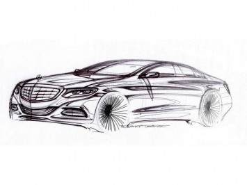 Mercedes-Benz S-Class - Design Sketch