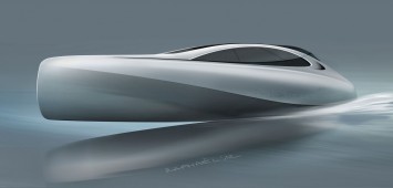 Mercedes-Benz Silver Arrows Motor Yacht Design Sketch