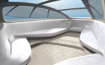 Mercedes-Benz Silver Arrows Motor Yacht Interior Design Sketch