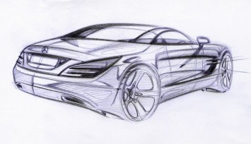 Mercedes-Benz SL-Class - Design Sketch