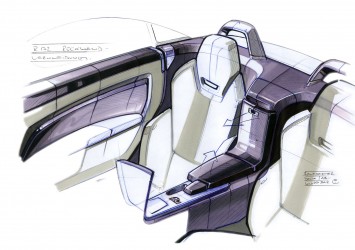 Mercedes-Benz SLK-Class - Interior Design Sketch