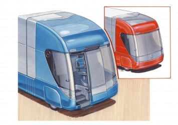 Mercedes-Benz Truck Concept Design Sketch
