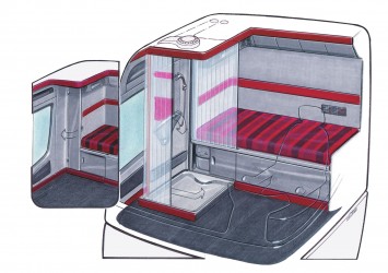 Mercedes-Benz Truck Concept Interior Design Sketch