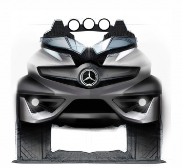 Mercedes-Benz Unimog Concept Design Sketch