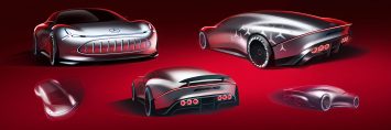 Mercedes-Benz Vision AMG Concept Concept Design Sketches