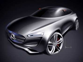 Mercedes-Benz Vision G-Code Concept - Design Sketch