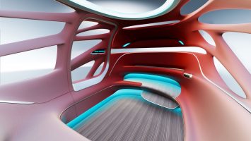 Mercedes-Benz Vision Urbanetic Concept Interior Design Sketch Render
