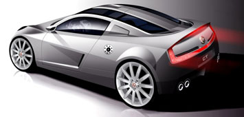 MG Coupe Design Sketch
