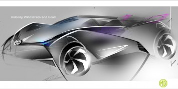 MG Midget Concept design sketch