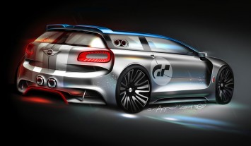 MINI Clubman Vision Gran Turismo - Design Sketch Render